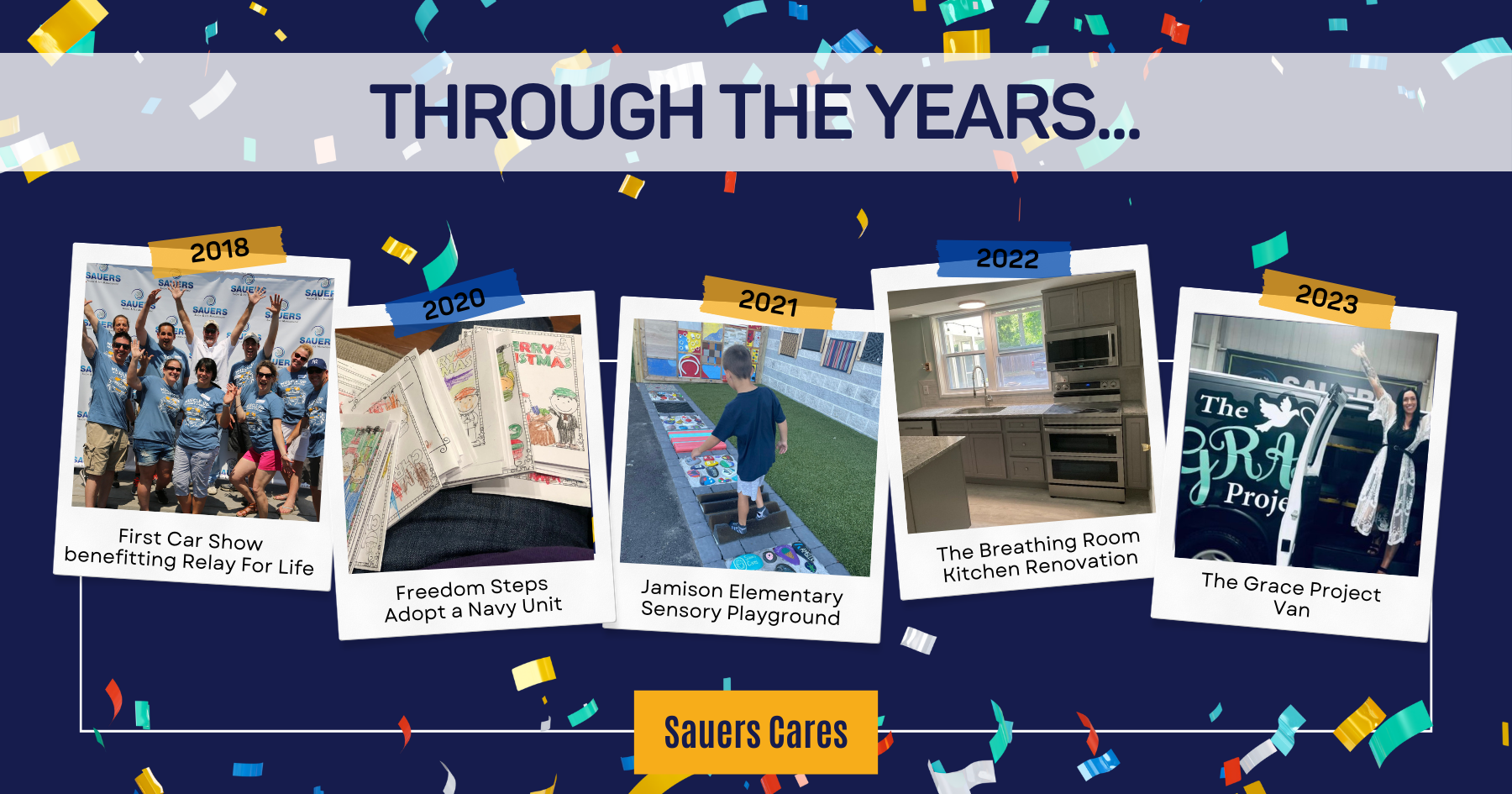 Through the years, Sauers Cares has successfully assisted more than 30 causes in Bucks and Montgomery counties.